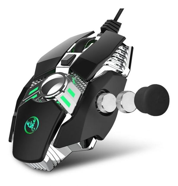 Mouse Gamer Mecanico HXSJ J200 6400 DPI 7 Botones