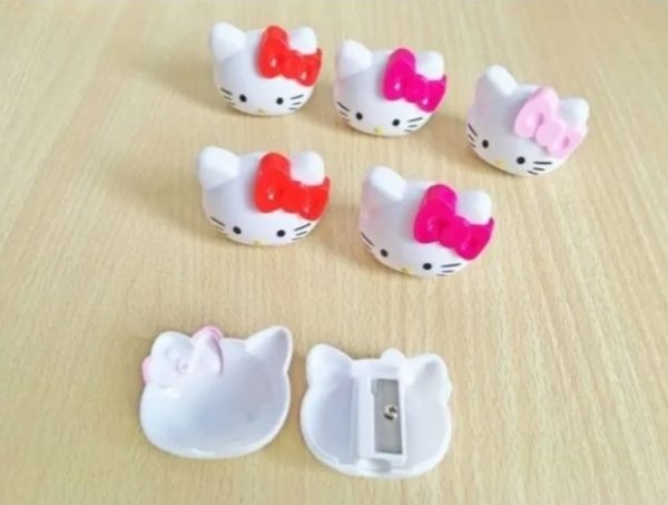 Set 12 Sacapuntas Hello Kitty Tajadores - Imagen 7