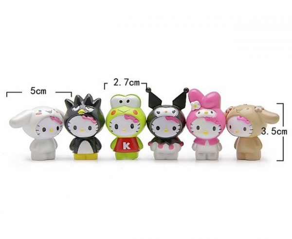 Set 6 Figuras Hello Kitty Vol. 1 - Imagen 4