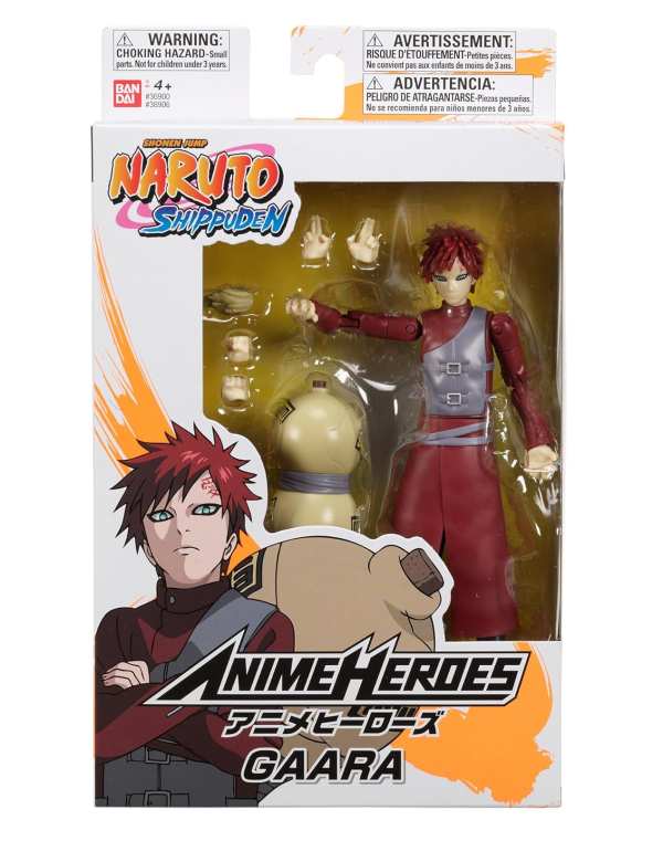 Figura Anime Heroes Articulada Gaara Naruto Shippuden Bandai - Imagen 5