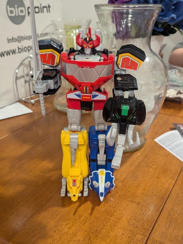 Power Rangers Mighty Morphin Megazord Megapack - 5 Dinozord Hasbro - Imagen 7